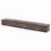 Dogberry Collections Rustic Fireplace Mantel Shelf, Wood in White | 5.5 H x 36 W x 9 D in | Wayfair m-rust-3605-dkch-none