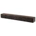 Dogberry Collections Rough Hewn Fireplace Shelf Mantel, Wood in Brown | 5.5 H x 72 W x 6.25 D in | Wayfair m-hewn-7262-dkch-none