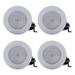 Latitude Run® 1-Light 5.5" LED Flush Mount in White | 0.25 H x 5.5 W x 5.5 D in | Wayfair DC13E2F1E1EE46918E60E5945AF27701