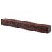 Dogberry Collections Rough Hewn Fireplace Shelf Mantel, Wood in Brown | 5.5 H x 72 W x 9 D in | Wayfair m-hewn-6005-mhog-none