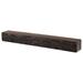 Dogberry Collections Rough Hewn Fireplace Shelf Mantel, Wood in Brown | 5.5 H x 72 W x 9 D in | Wayfair m-hewn-4805-dkch-none