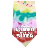 Lover not a Biter Screen Print Bandana Tie Dye