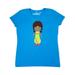 Inktastic African American Girl, Fashion Girl, Green Dress Adult Women's T-Shirt Female