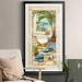 Rosecliff Heights Day in Paradise II - Picture Frame Painting Paper, Solid Wood in Blue/Green/Indigo | 18.5 H x 10.5 W x 1.5 D in | Wayfair