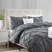 Mercury Row® Binne Microfiber Comforter Set Polyester/Polyfill/Microfiber in Gray | Queen Comforter + 2 Standard Shams | Wayfair