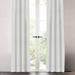 The Twillery Co.® Mullen Solid Room Darkening Rod Pocket Single Curtain Panel Polyester/Linen in White | 72 H x 50 W in | Wayfair