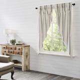 Rosalind Wheeler Deidre Grain Sack 100% Cotton Striped Room Darkening Curtain Panels 100% Cotton | 63 H x 36 W in | Wayfair