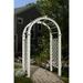 Alcott Hill® Kilmore 49" W x 24" D Vinyl Arbor Vinyl in White | 91.5 H x 49 W x 24 D in | Wayfair 6C1EF1A7BA3941359252163F205C8E8F