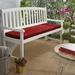 Breakwater Bay Outdoor Sunbrella Seat Cushion, Glass in Red | 2 H x 48 W x 17 D in | Wayfair 3F42DBDBCDDE493EBFDAA681D5A494D6