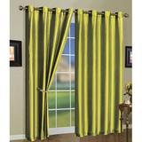 Winston Porter Jashon Solid Semi-Sheer Grommet Curtain Panels Polyester in Green/Blue | 84 H in | Wayfair 4A97D74B00894E1D994C9C57C6F348A5