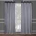 Alcott Hill® Nunley Layered Solid Color Room Darkening Thermal Grommet Curtain Panels Polyester in White | 52" W x 108" L | Wayfair