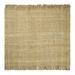 Natural Brown Square 6' Area Rug - Dovecove Darcy Handwoven Natural Fiber Brown Natural Jute Rug 72.0 x 72.0 x 0.4 in brownJute & Sisal | Wayfair