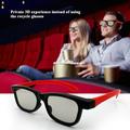 G66 Passive 3D Glasses Polarized Lenses for Cinema Lightweight Portable for watching Movies