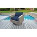 Lark Manor™ Andrick Swivel Patio Chair w/ Cushions Wicker/Rattan in Gray | 29 H x 40 W x 35 D in | Wayfair A9BC61DAF3C1488D9E20E02C377B1165