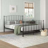 Sand & Stable™ Baby & Kids Alessia Platform Bed Metal in Black | 43 H x 62.5 W x 83.3 D in | Wayfair 3887B8C225CF4F3891678391E02DE120