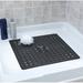 Symple Stuff Aesop Square Plastic/Vinyl Non-Slip Shower Mat Plastic/Vinyl | Wayfair VTRI1016 31839844