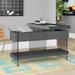 Wade Logan® Goyette Reversible L-Shape Desk Wood in Gray | 29.5 H x 60.7 W x 55.1 D in | Wayfair 7F5F3CC884D4436F8ACC8C66C962A919