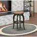 Ophelia & Co. Elzada Swivel Counter & Bar Stool Wood/Upholstered in Black | 30 H x 21 W x 21 D in | Wayfair 6D87F52A5D0D4DCE9188F86A99E82281