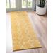 Yellow 24 x 0.5 in Area Rug - George Oliver Debrodie Geometric Area Rug Polypropylene | 24 W x 0.5 D in | Wayfair B36876CB18484D79899CD1D30F72C87A