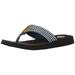 Yellow Box Fromy Flat Slip On Slide Thong Sandal Navy (8.5, Navy)