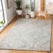 White 96 x 0.47 in Indoor Area Rug - Union Rustic Geometric Handmade Tufted Turquoise/Beige Area Rug Polyester | 96 W x 0.47 D in | Wayfair