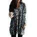 Vintage Oversized Gradient Print Loose Pullover Tunic Blouse Tops For Women Ladies Winter Autumn Long Pullover Sweatshirt Ladies Casual Baggy Shirt Dress Size S-5XL