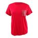 Calvin Klein Women's Plus Size Embellished T-Shirt (0X, Rouge)