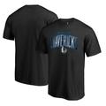 Dallas Mavericks Fanatics Branded Arch Smoke T-Shirt - Black