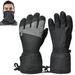 Ski Gloves for Men Women, Waterproof Winter 3M Thinsulate Snow Gloves for Skiing, Snowboarding, Shoveling Snow, Outdoor Sports