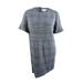 Calvin Klein Women's Plaid Bell-Sleeve Dress