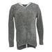 Orvis Women's Sweater Sz S Marbled Long Sleeve V Neck Pullover Gray