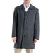 F.O.G Men's 38" Wool Blend Single Breasted Top Coat