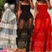 Fashion Women Summer Dress Maxi Long Evening Party Dress Beach Dress Sundress US