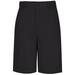 Classroom School Uniform Girls Adjustable Waist Flat Front Short 52942, 16, Black