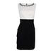 Connected Apparel Women's Petite Embellished Tiered Sheath Dress