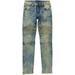 Thrill Jeans Girls' Cloud Wash Moto Skinny Jeans