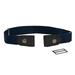 Rinhoo Trade Trade Unisex Belt Buckle-free Rubber Waist Belt Elastic Waist Strap for Trousers Pants Jeans, Dark Blue