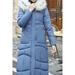 Women Mid Length Decent Styled Hooded Warm Winter Padded Jacket