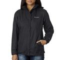 Columbia Women's Arcadia Ii Waterproof Breathable Jacket With Packable Hood, Black, Large