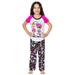 Trolls Girls Pajama Fun Top, Pants, Boxers 3 Pc Sleepwear Set, Size: 6