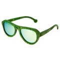 Morrison S108gy Sunglasses, Green Frame, Green Lens SSGS108G