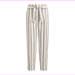 Lauren Ralph Lauren Pinstriped Cropped Linen-Blend Pants Size 10