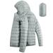Packable Short Down Jacket Winter Puffer Coat Lightweight Quilted Down Parka Coat Hiking Outwear