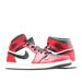 Nike Air Jordan 1 Mid Black Toe Chicago Men's Basketball Shoes 554724-069