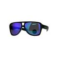 Polarized Premium Kush Color Mirror Plastic Sports Car Racer Sunglasses Black Green Teal