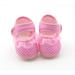 Wuffmeow Baby Girl Summer Toddler Shoes Pink Polka Dot Lace Soft Sling First Pacers Toddler Baby Girl Shoes