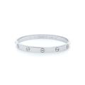 Cartier Love 18K White Gold Bracelet Size 18