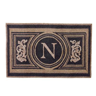 Wingate Monogrammed Door Mat - Indigo, 30" x 48", C - Frontgate