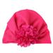 Baby Boy Girl Newborn Kid Beanie Solid Floral Knot Wrap Cap Turban Hat