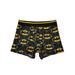 DC Comics Batman Mens Black Bat Symbol Graphic Underwear Boxer Briefs